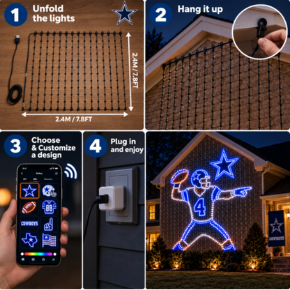Custom Football LED Decor Light